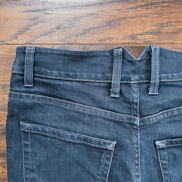 Mattison • charcoal skinny jeans slim leg ankle tailored USA made designer denim - Picture 8 of 8